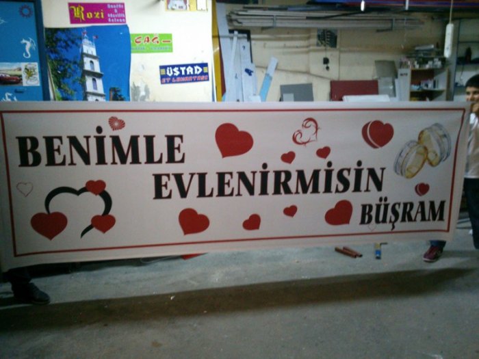 EVLENME TEKLİFİ AFİŞİ ESENLER